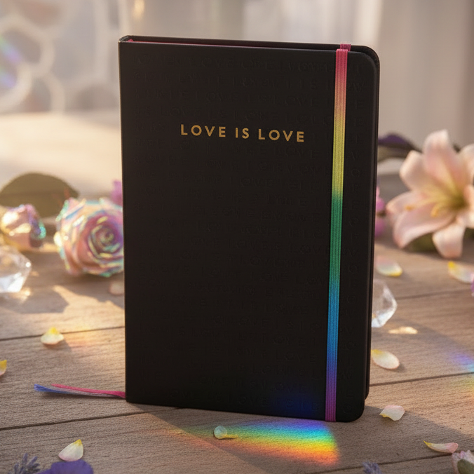 Love is Love Hardcover Ruled Journal
