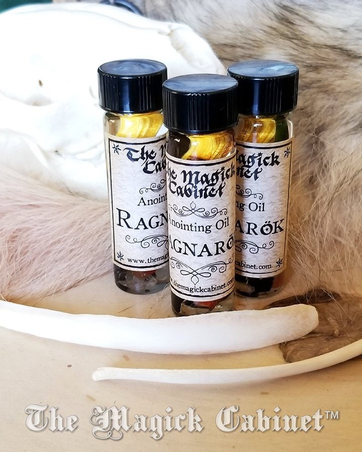 RAGNAROK Ritual Anointing Oil: Viking Inspired Road Opener New Beginnings