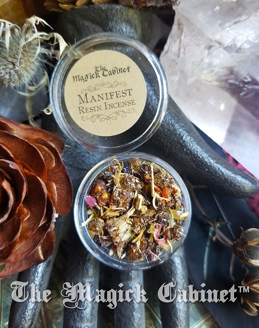 Manifest Resin Incense: Dragon's Blood, Myrrh, Copal (Sample Size)