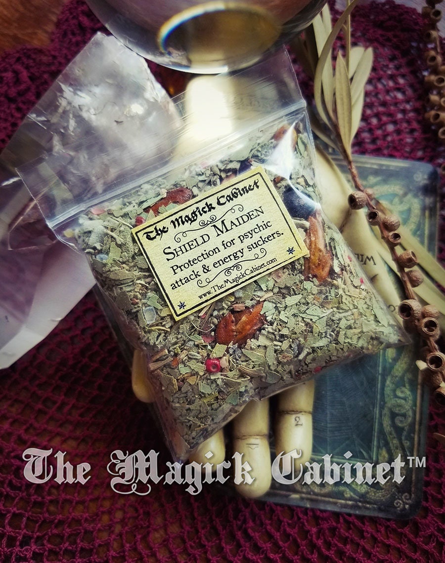 Shield Maiden Herb Mix: Psychic Protection, Viking Magick