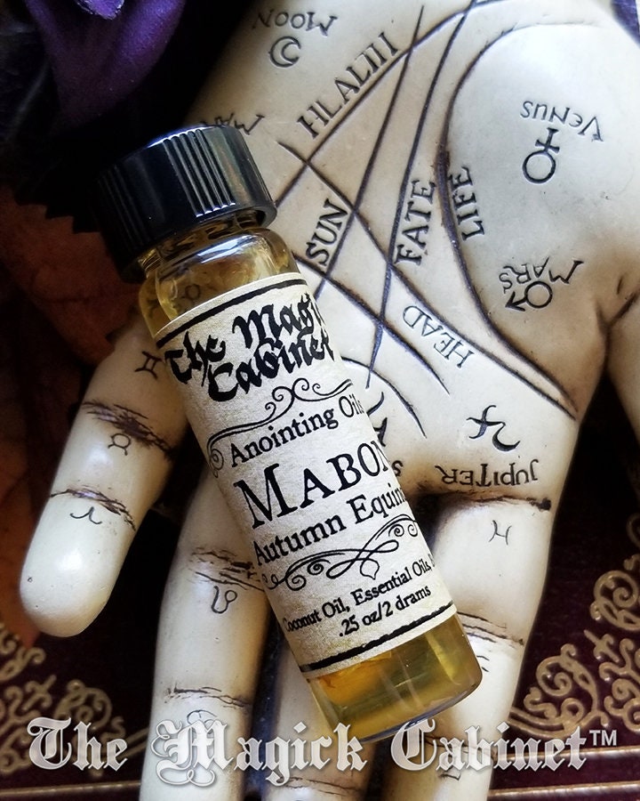Mabon Anointing Oil: Autumn Equinox Ritual Perfume (2 Dram)