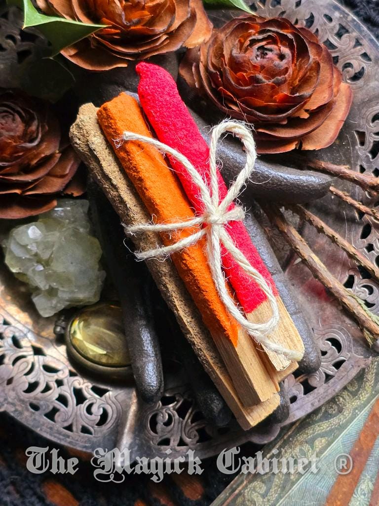 Hand Dipped Palo Santo Incense Sticks: White Sage, Sandalwood, Copal, Nag Champa
