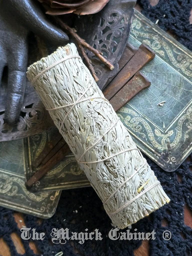 Frankincense & Mountain Sage Smudge Stick: Natural Incense for Spiritual Rituals