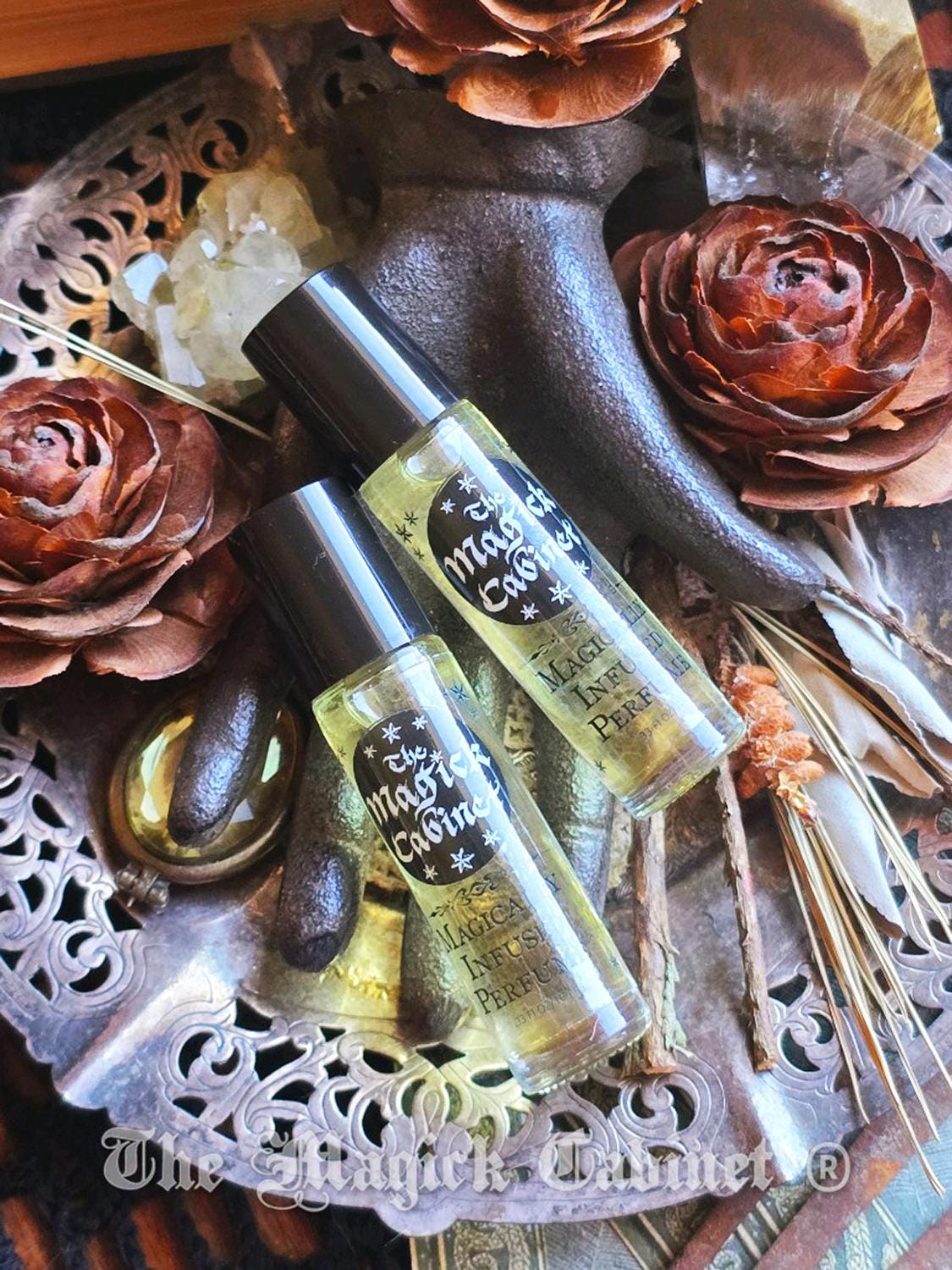 Earth Mother Perfume: Wet Earth, Moss and Lily, Grounding Unisex Fragrance