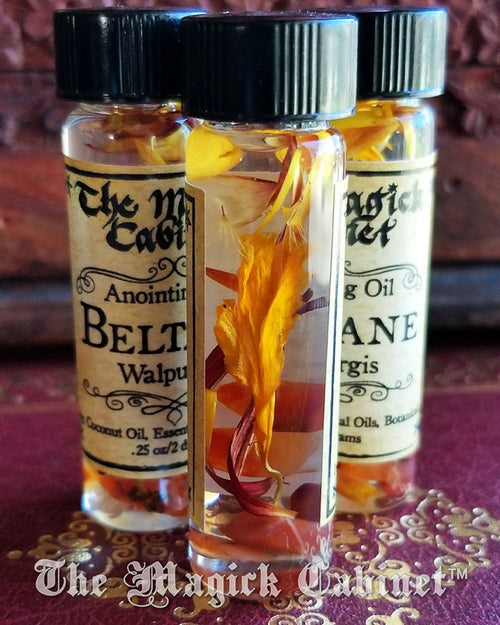 Beltane Ritual Oil: Carnelian, Cedarwood, Sandalwood Aroma (.25 fl oz)