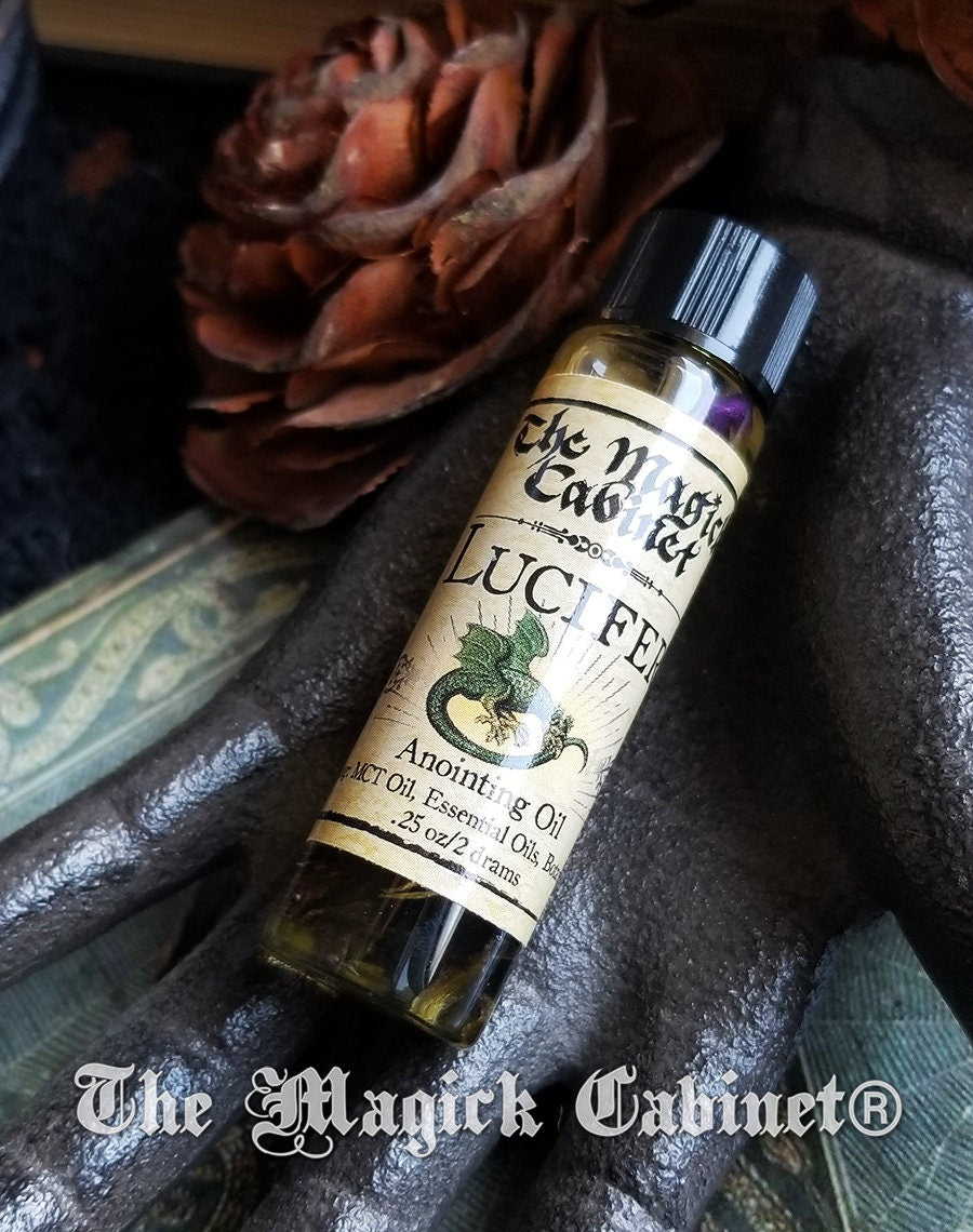 Lucifer Anointing Oil: Honey Leather Scent, Pheromone Perfume