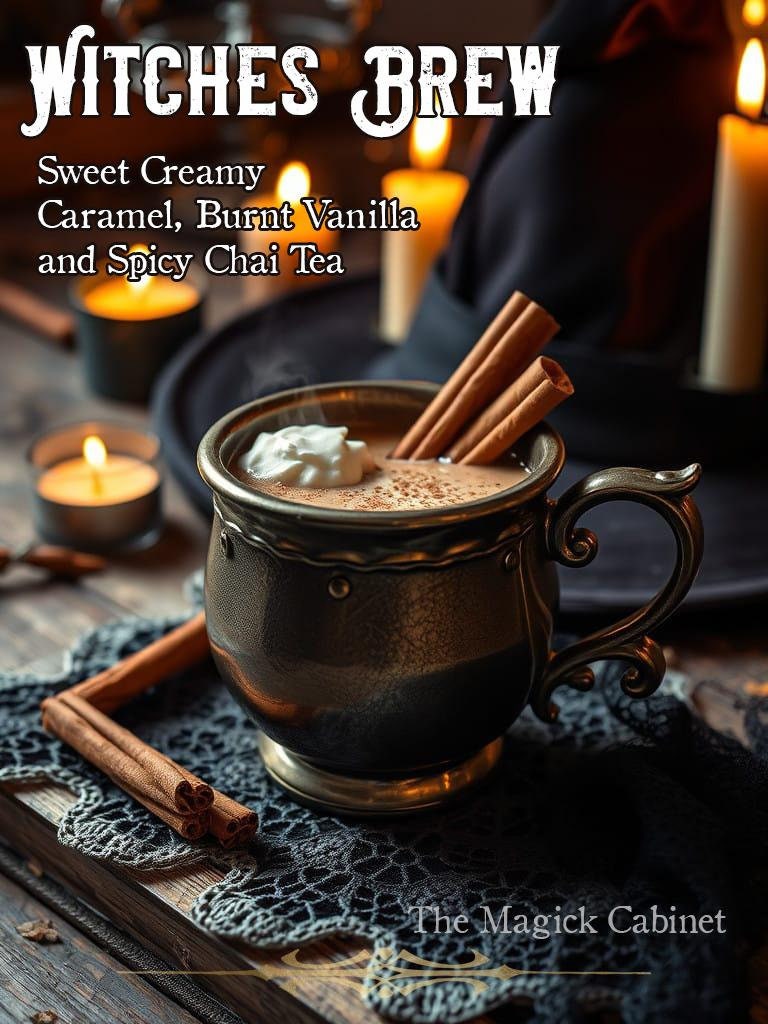 Witches Brew Perfume: Caramel Vanilla Spiced Chai Scent