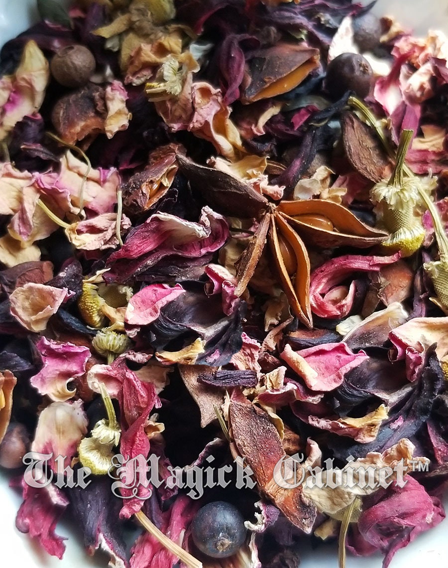 Charmed Herb Mix: Luck Spell Herbs, Wicca Witchcraft Supply