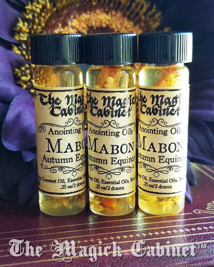 Mabon Anointing Oil: Autumn Equinox Ritual Perfume (2 Dram)