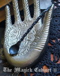 Hand Forged Iron Candle Scribe Spoon: Twisted Witch Tool