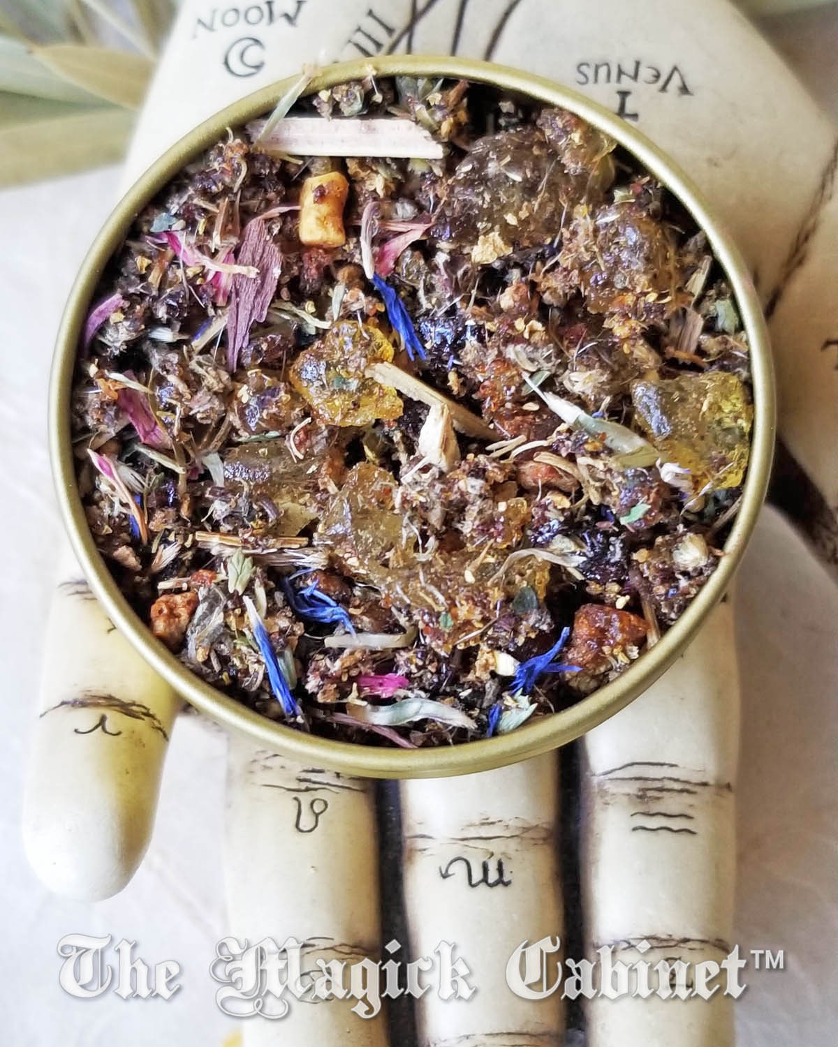 Manifest Incense Blend: Handmade Resin for Witchcraft Rituals