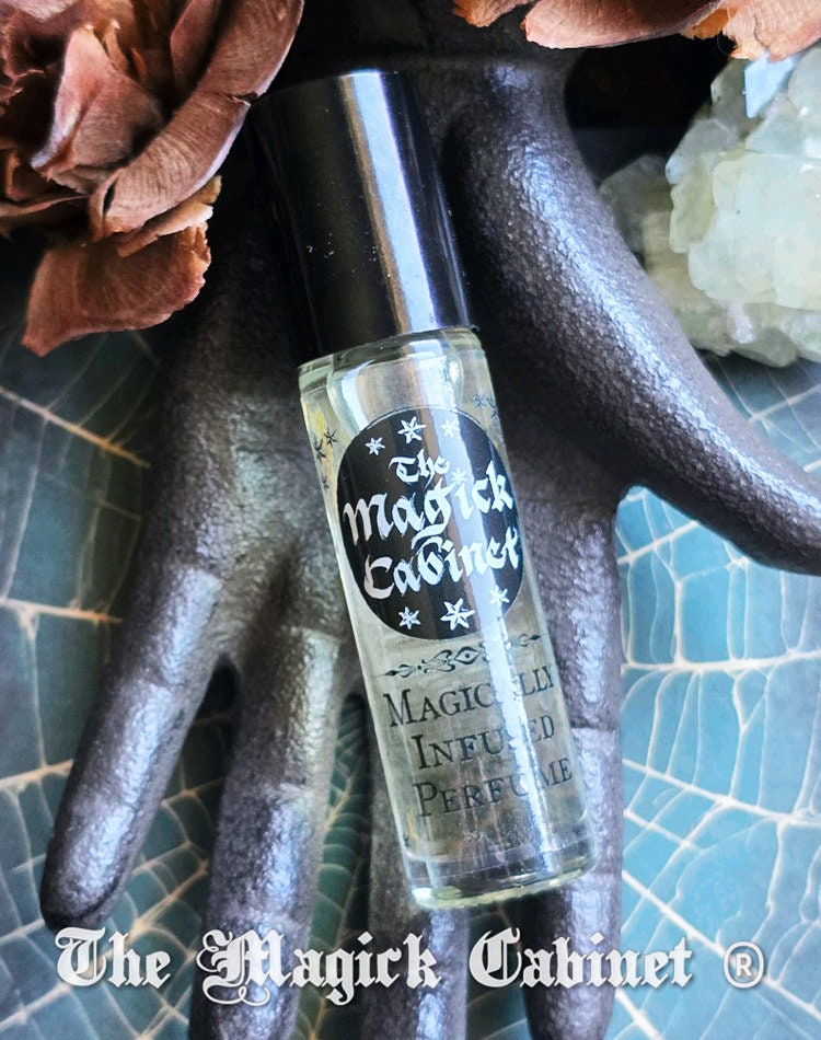 Witching Hour Perfume: Cinnamon, Bergamot, Jasmine, Rose - .33 fl oz