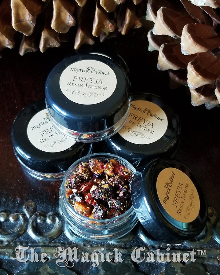 Freyja Resin Incense Sample: Viking Ritual for Love & Beauty