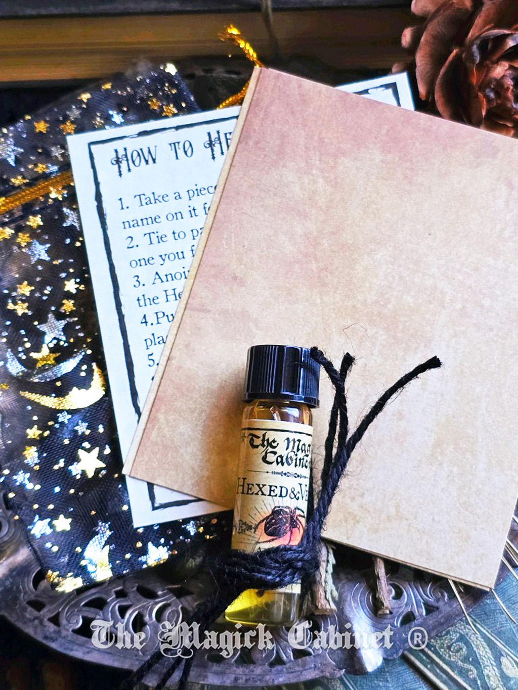 Hex the Patriarchy Kit: Cursing Anointing Oil, DIY Magick