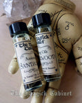 Sandalwood Anointing Oil: Ritual Magick, Meditation (.25 fl oz)