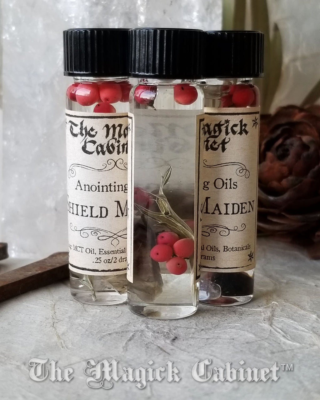 Shield Maiden Anointing Oil: Spiritual Protection Rituals, Viking Magick (.25 fl oz)