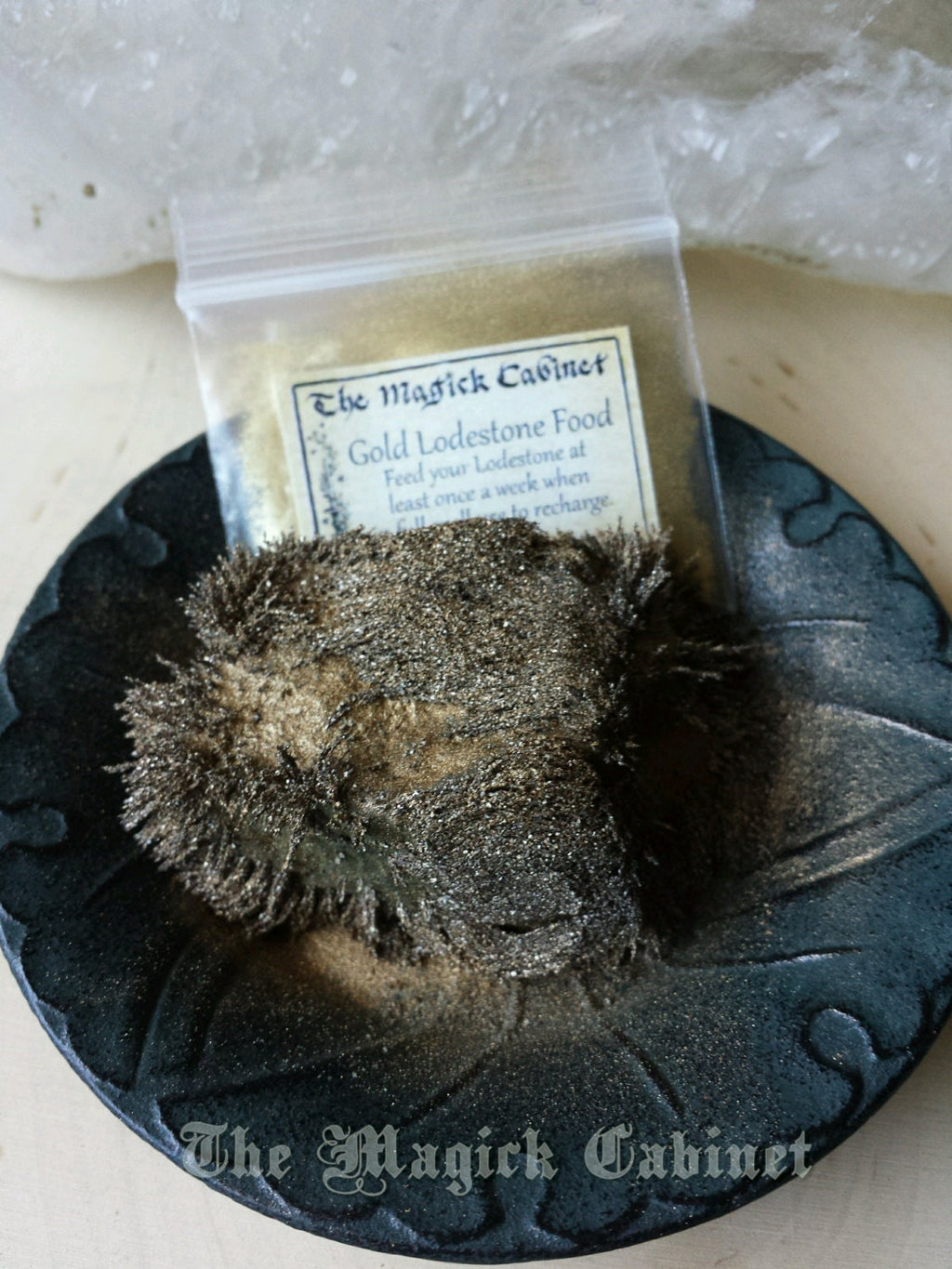 Gold Lodestone Food: Iron Shot for Witchcraft, Wicca, Voodoo - 2 oz