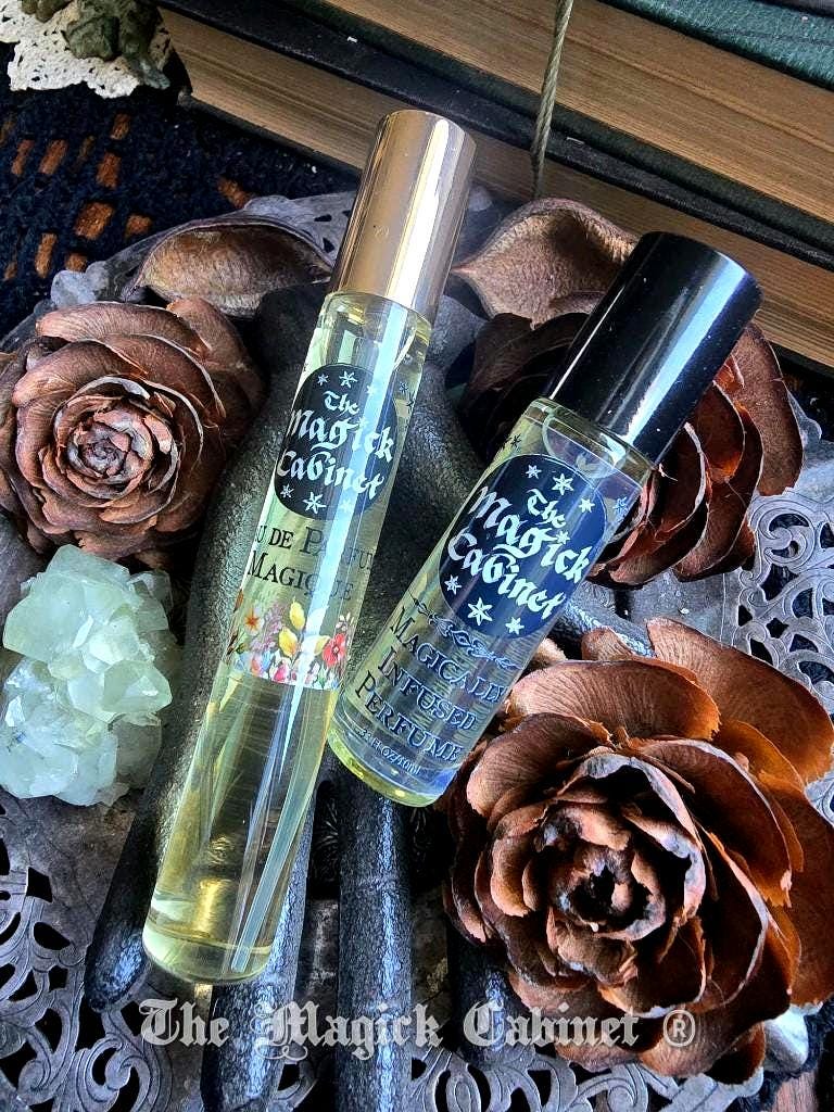 Dark Moon Perfume: Vanilla, Black Amber, Myrrh (10ml) Oil or Eau de Parfum