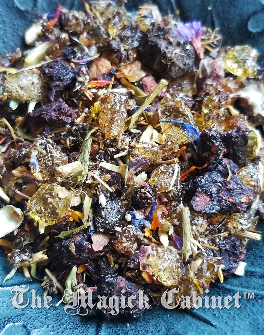 Manifest Resin Incense: Dragon's Blood, Myrrh, Copal (Sample Size)