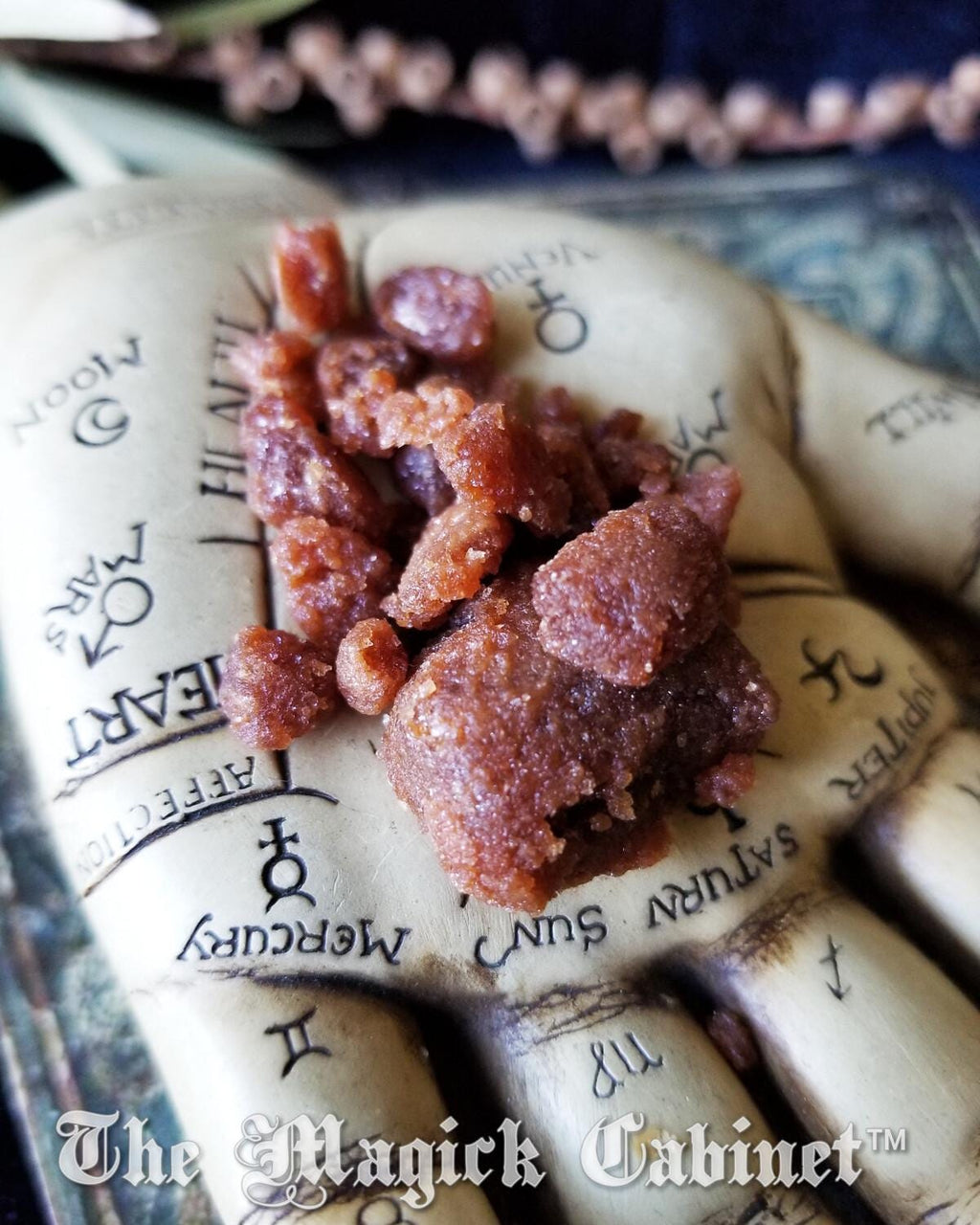 Celestial Amber Solid Perfume: Myrrh, Frankincense & Benzoin Incense