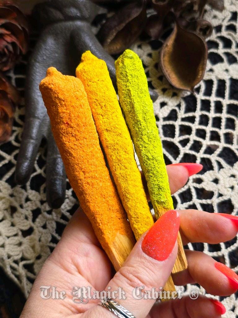 Pumpkin Spice Palo Santo Incense Sticks: Hand-Dipped Autumn Scents