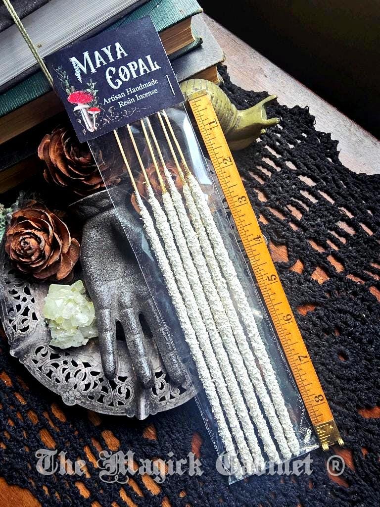Artisan Maya Copal Incense Sticks: Cleansing, Inspiration, Attraction (6-Pack)