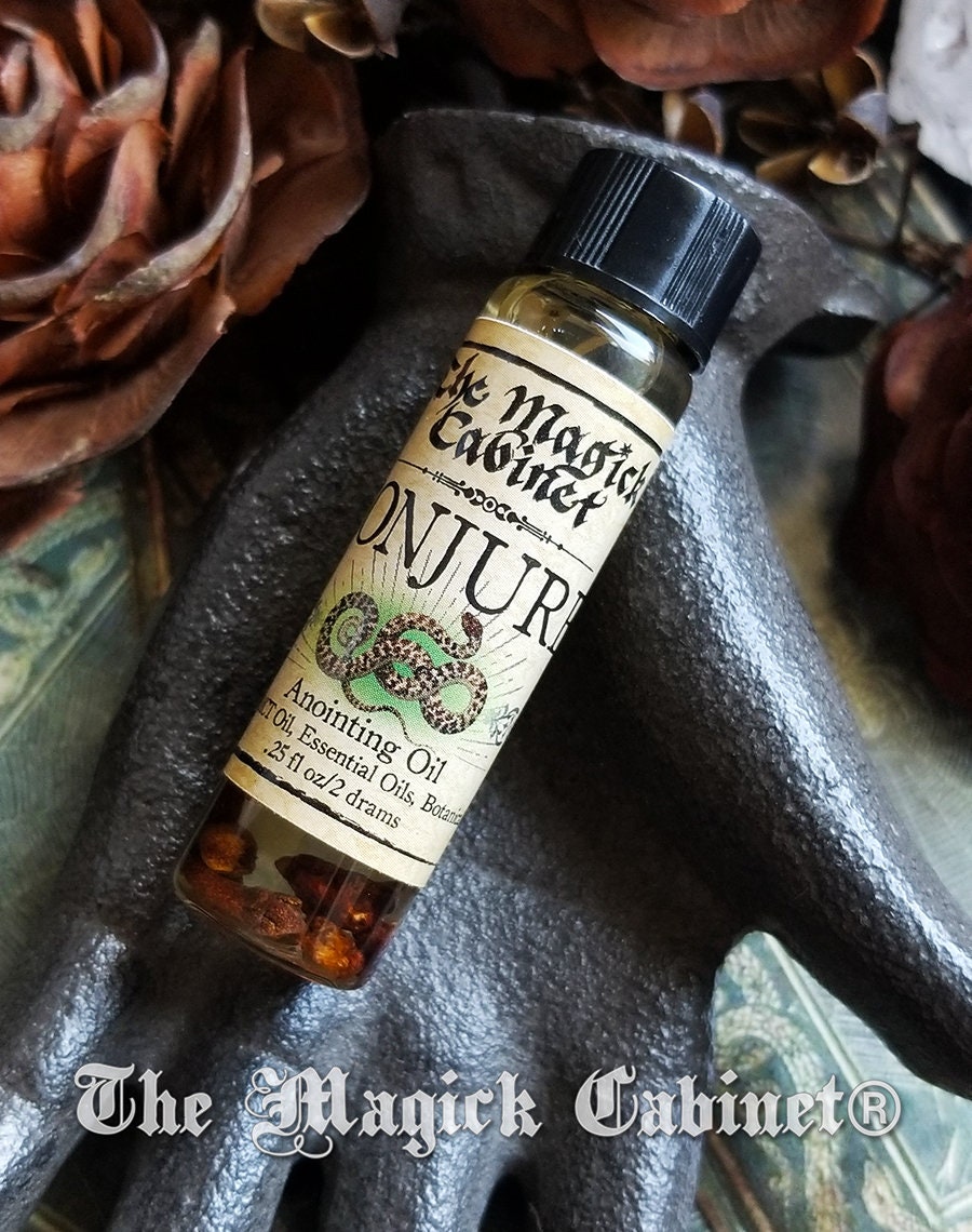 Conjure Anointing Oil: Witchcraft Rituals, Spirit Communication (.25 fl oz)
