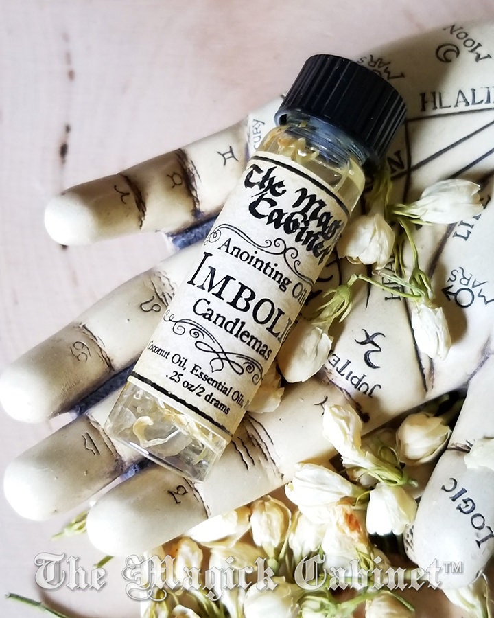 Imbolc Anointing Oil: Brigid, Celtic Fire Goddess - New Beginnings (.25 oz)