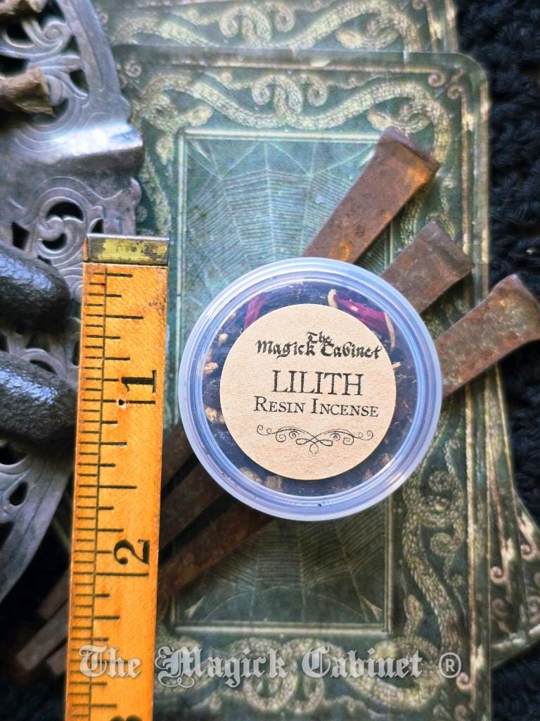 Lilith Resin Incense Sample: Ritual Magic, Female Empowerment