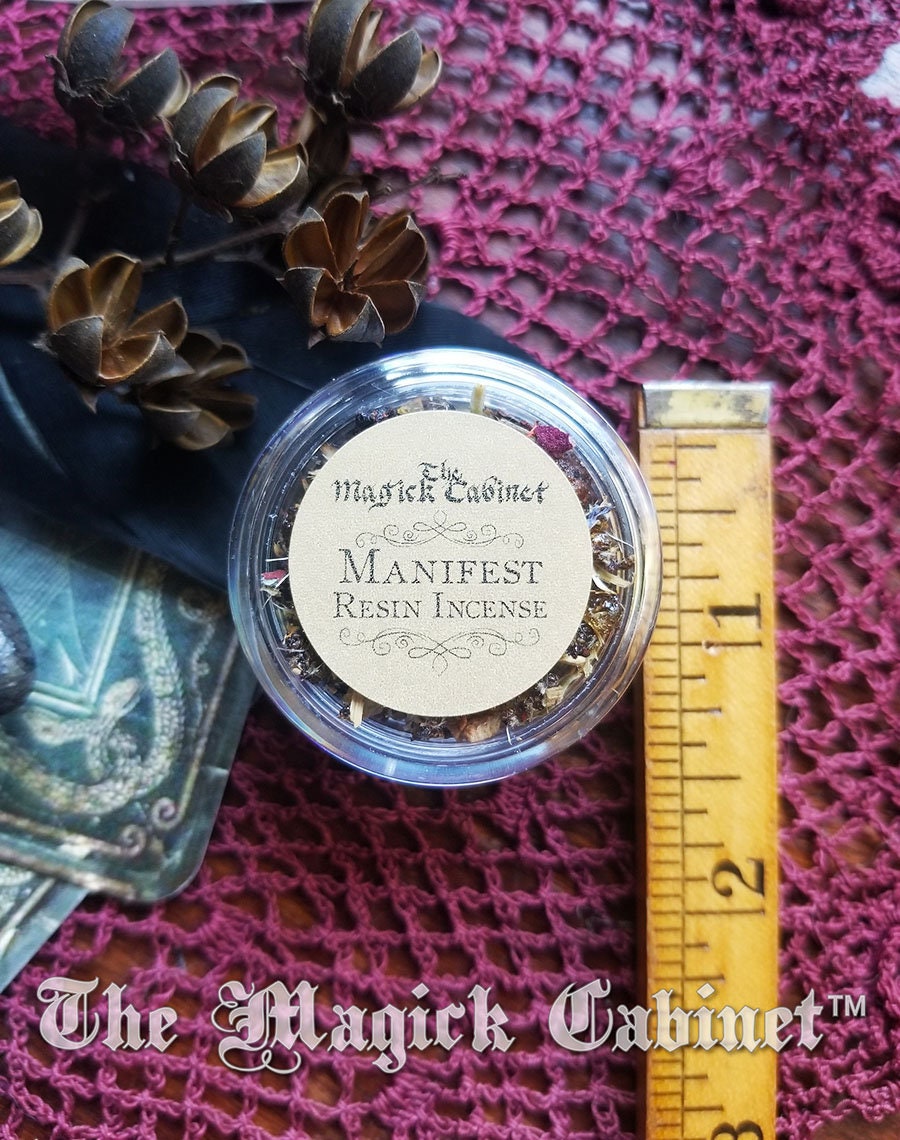 Manifest Resin Incense: Dragon's Blood, Myrrh, Copal (Sample Size)