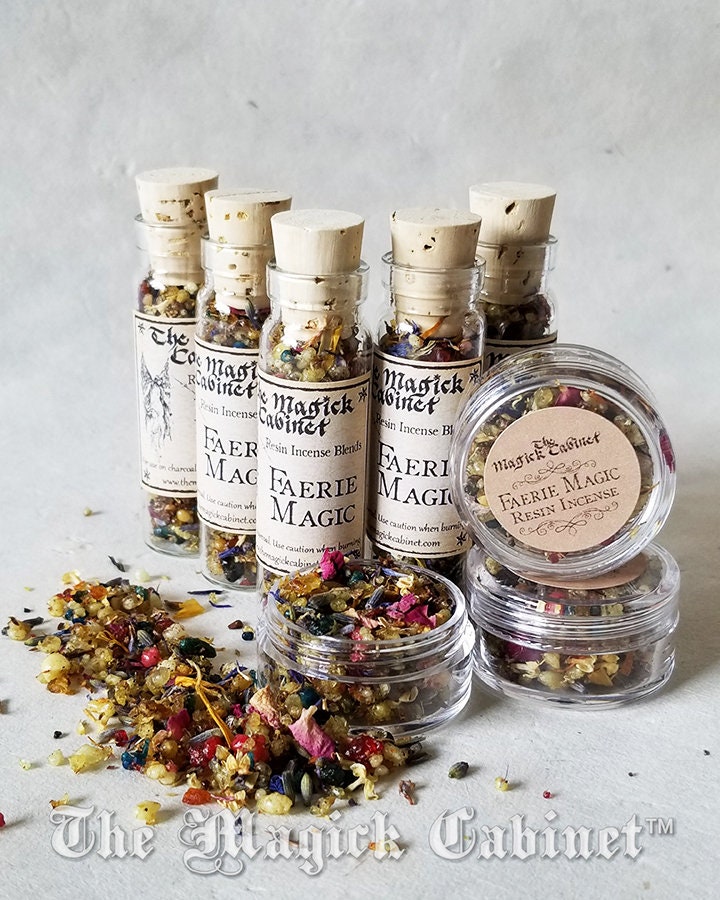 Faerie Magic Resin Incense: Flower Petals, Palo Santo (Sample Size)