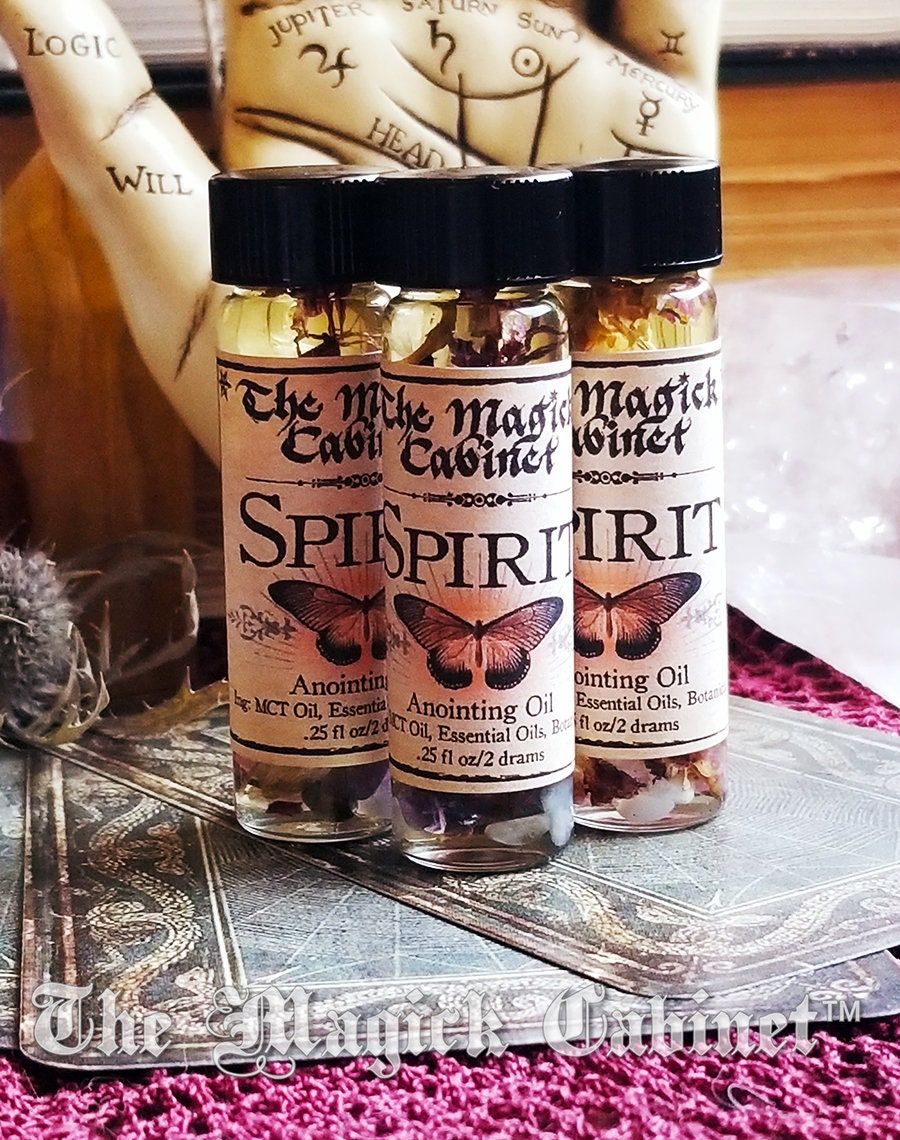 Spirit Guide Anointing Oil: Intuition Blend with Amethyst & Tourmaline