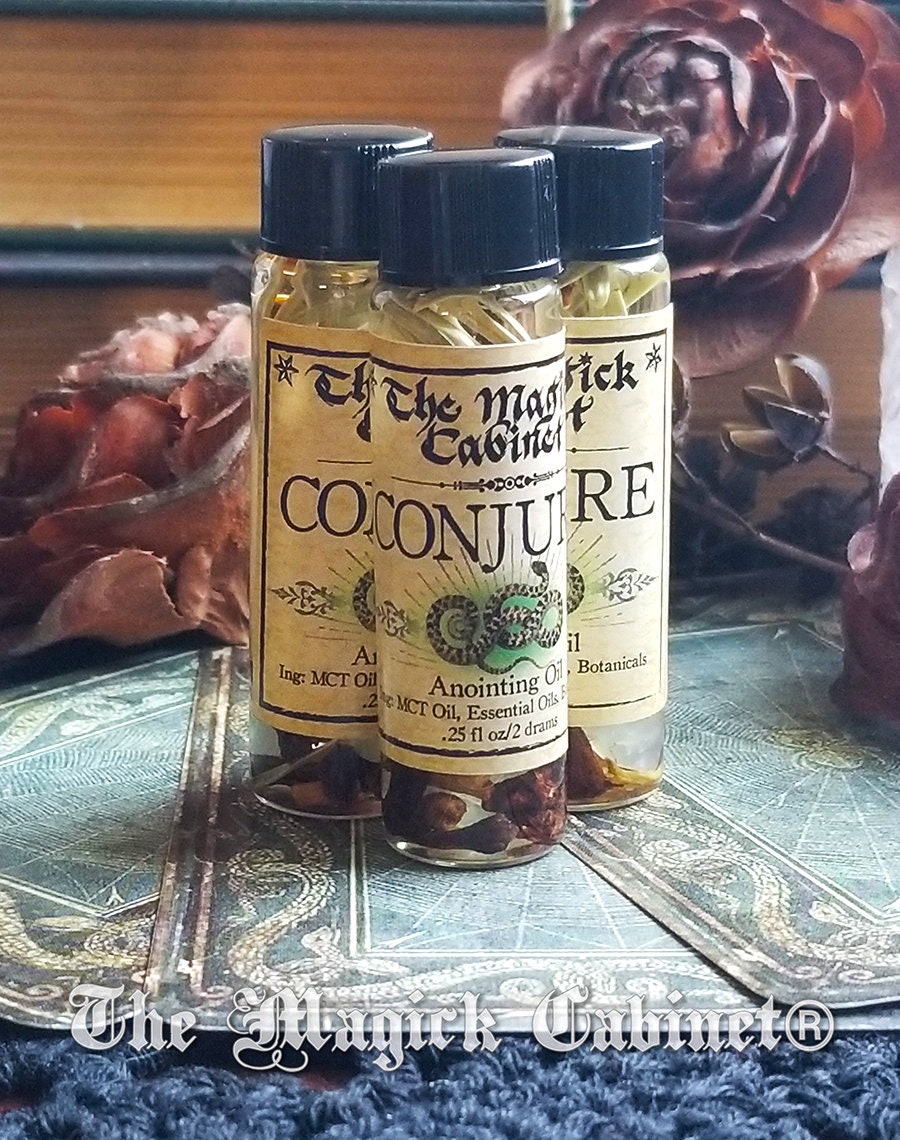 Conjure Anointing Oil: Witchcraft Rituals, Spirit Communication (.25 fl oz)