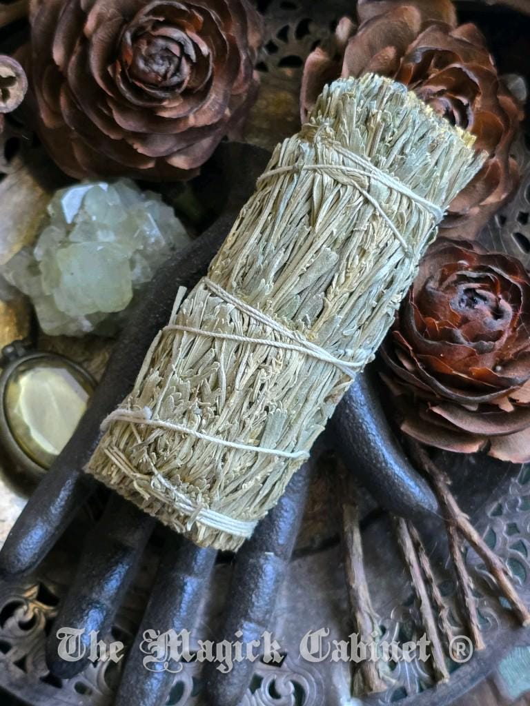Mountain Sage Smudge Stick: White Sage & Cedar Blend, 4 Inch