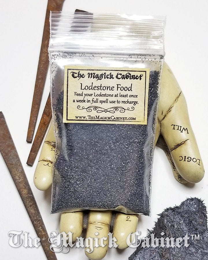 Lodestone Food: Ultra-Fine Iron Filings - Witchcraft Supply 2 oz