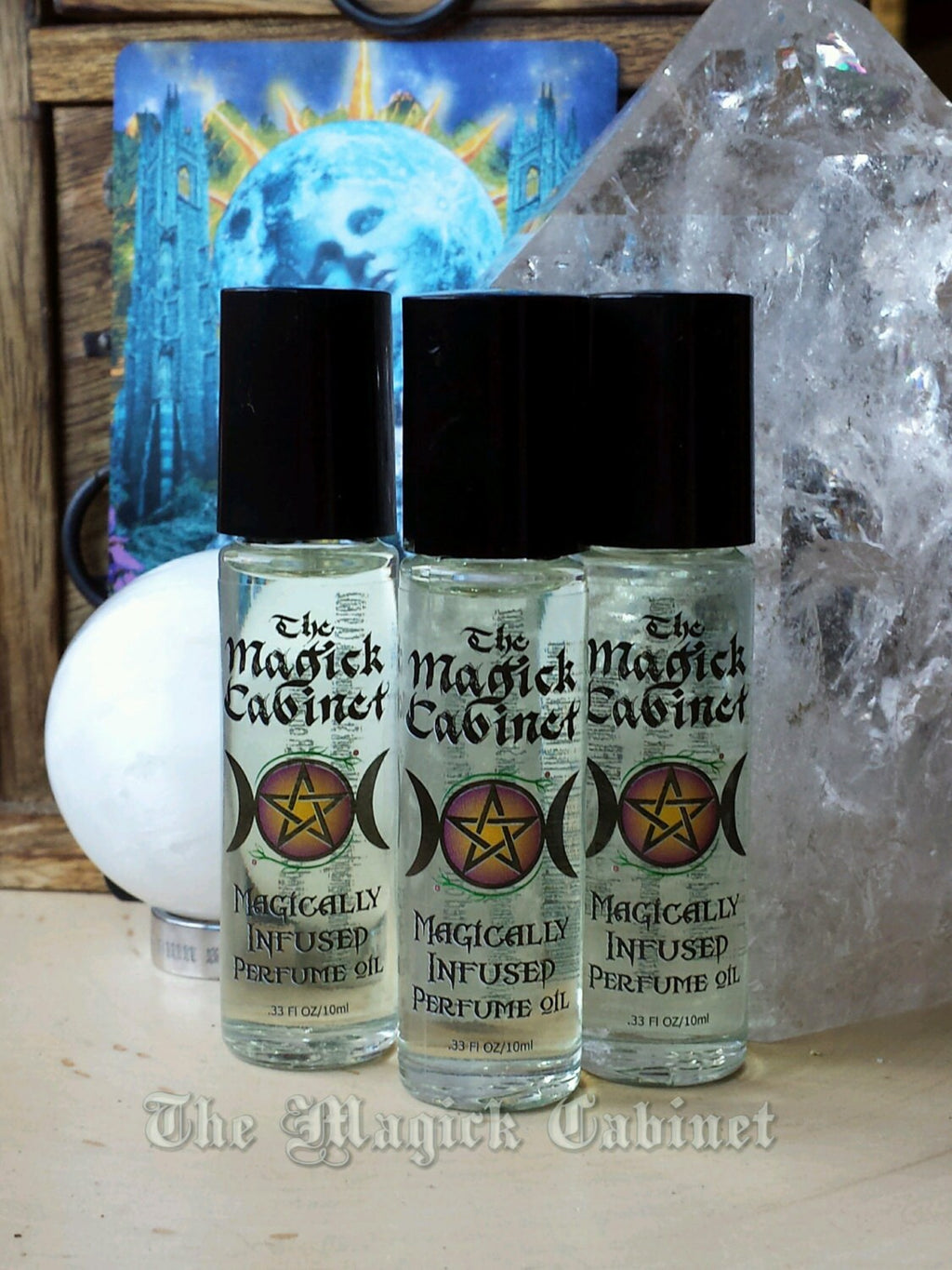 Moon Goddess Perfume Oil: Fresh Fruit and Floral Scent Oil or Eau de Parfum