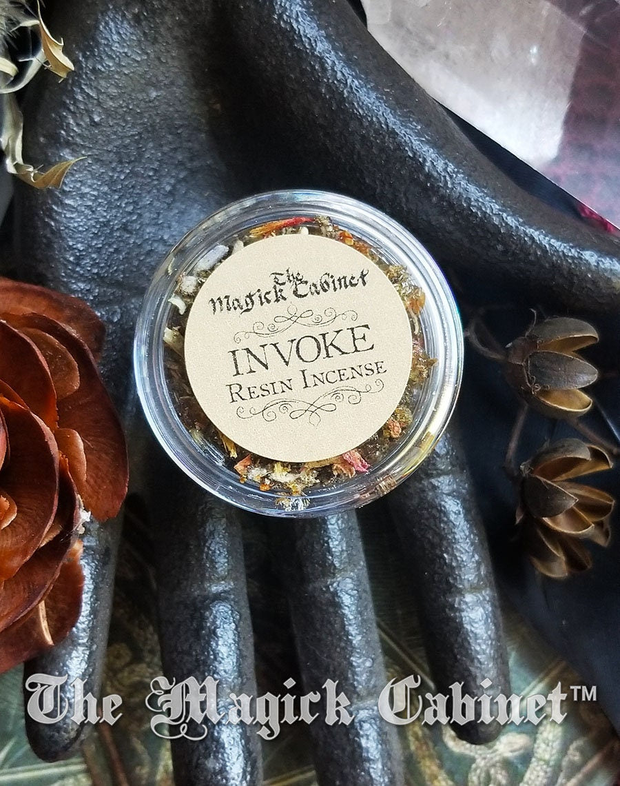 INVOKE Resin Incense Sample: Hand Blended Natural Incense for Rituals