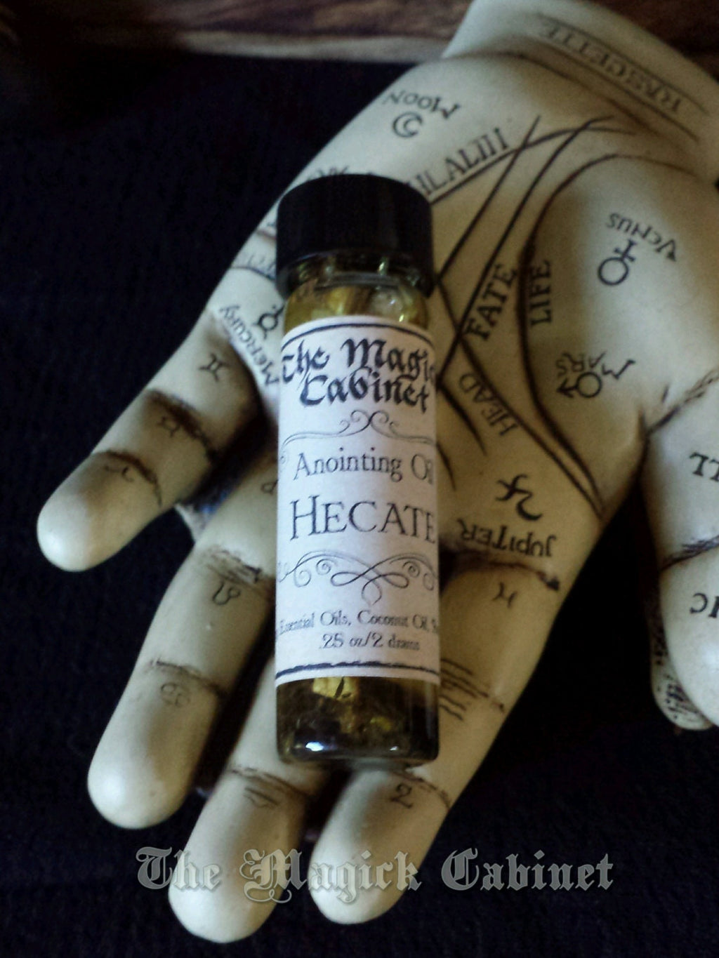 Hecate Anointing Oil: Mugwort & Black Tourmaline Infusion