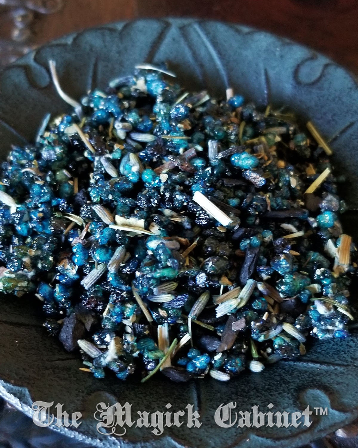 LOKI Resin Incense in a Tin, Blessing and Hexing depending on your intentions - Viking Magic