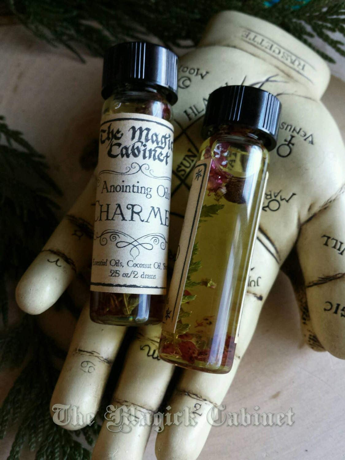 Charmed Ritual Oil: Witchcraft Supply for Luck Spells