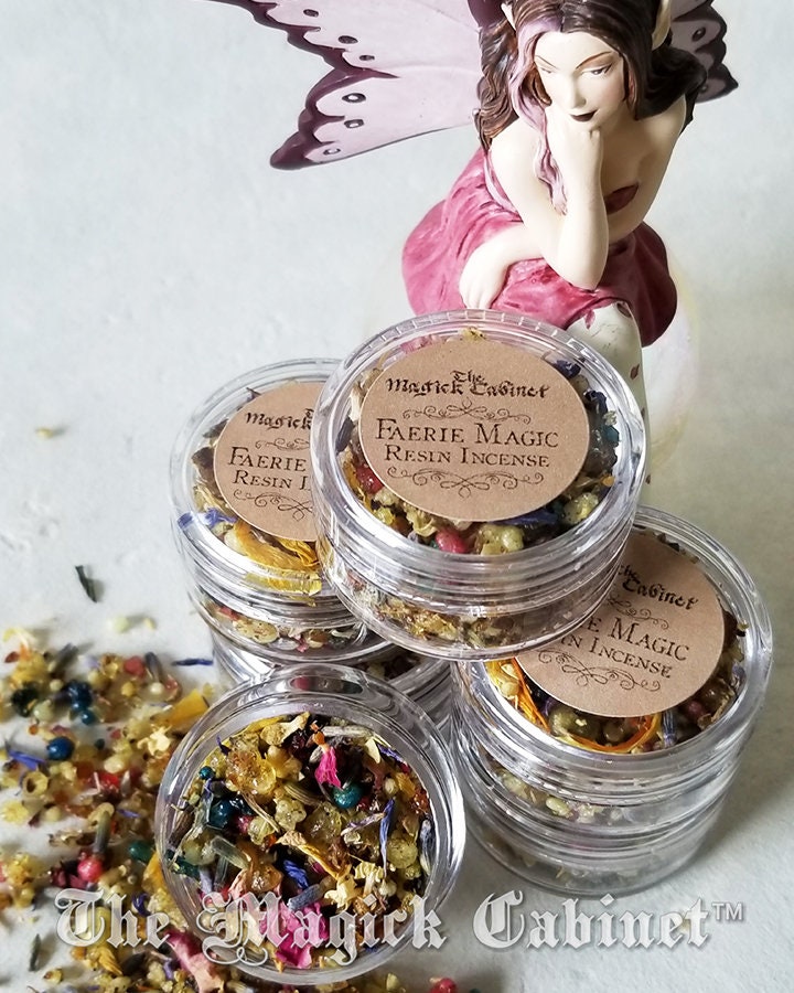 Faerie Magic Resin Incense: Flower Petals, Palo Santo (Sample Size)