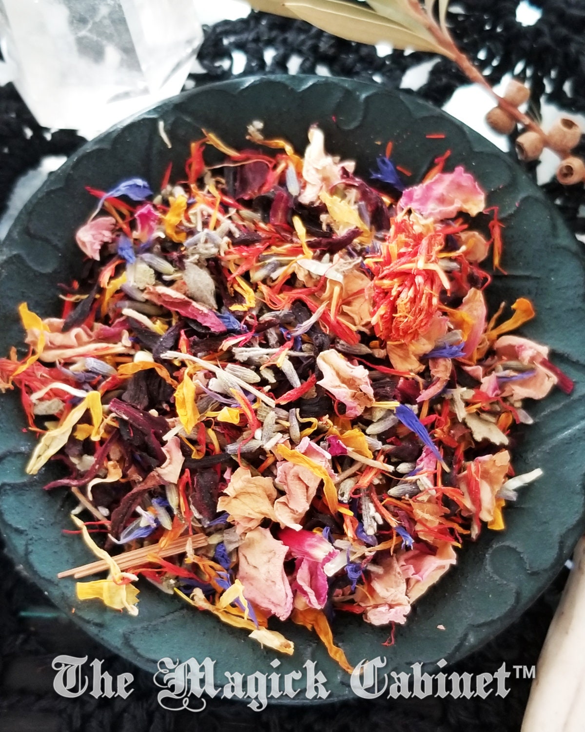 Spirit Guide Herbs: Witchcraft Rituals, Divination Incense (3" x 3" Bag)