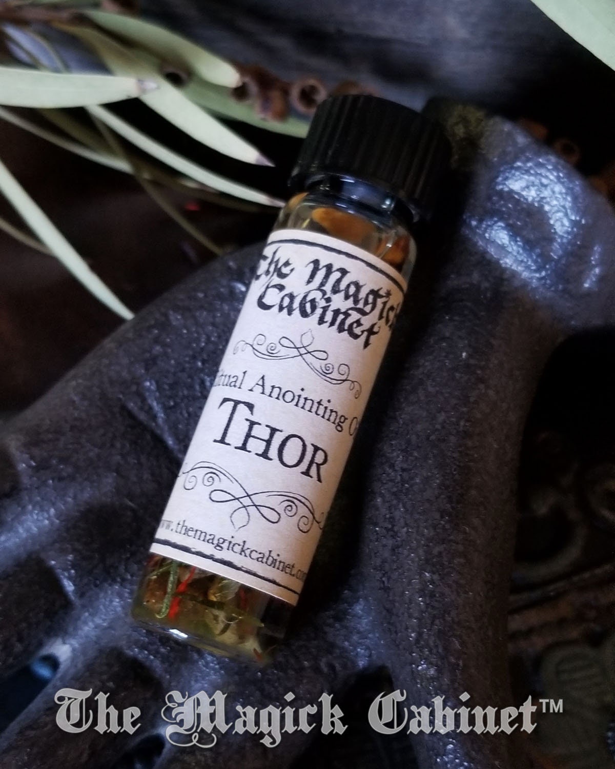 Thor Ritual Anointing Oil: Norse God, Spiritual Protection (0.25 fl oz)