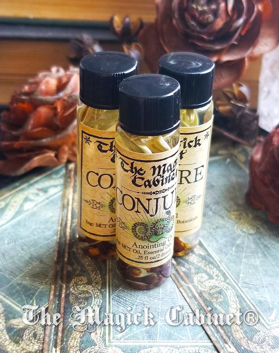 Conjure Anointing Oil: Witchcraft Rituals, Spirit Communication (.25 fl oz)