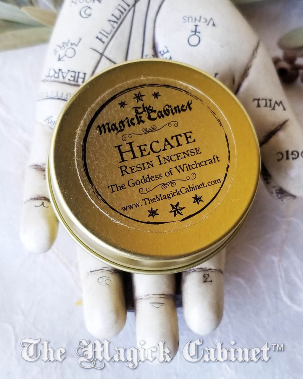 Hecate Resin Incense Blend: Witchcraft Rituals, Triple Goddess Energy