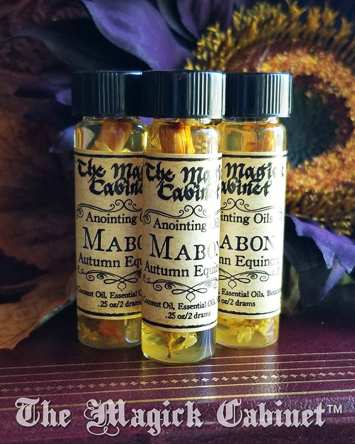 Mabon Anointing Oil: Autumn Equinox Ritual Perfume (2 Dram)