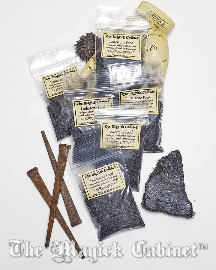 Lodestone Food: Ultra-Fine Iron Filings - Witchcraft Supply 2 oz