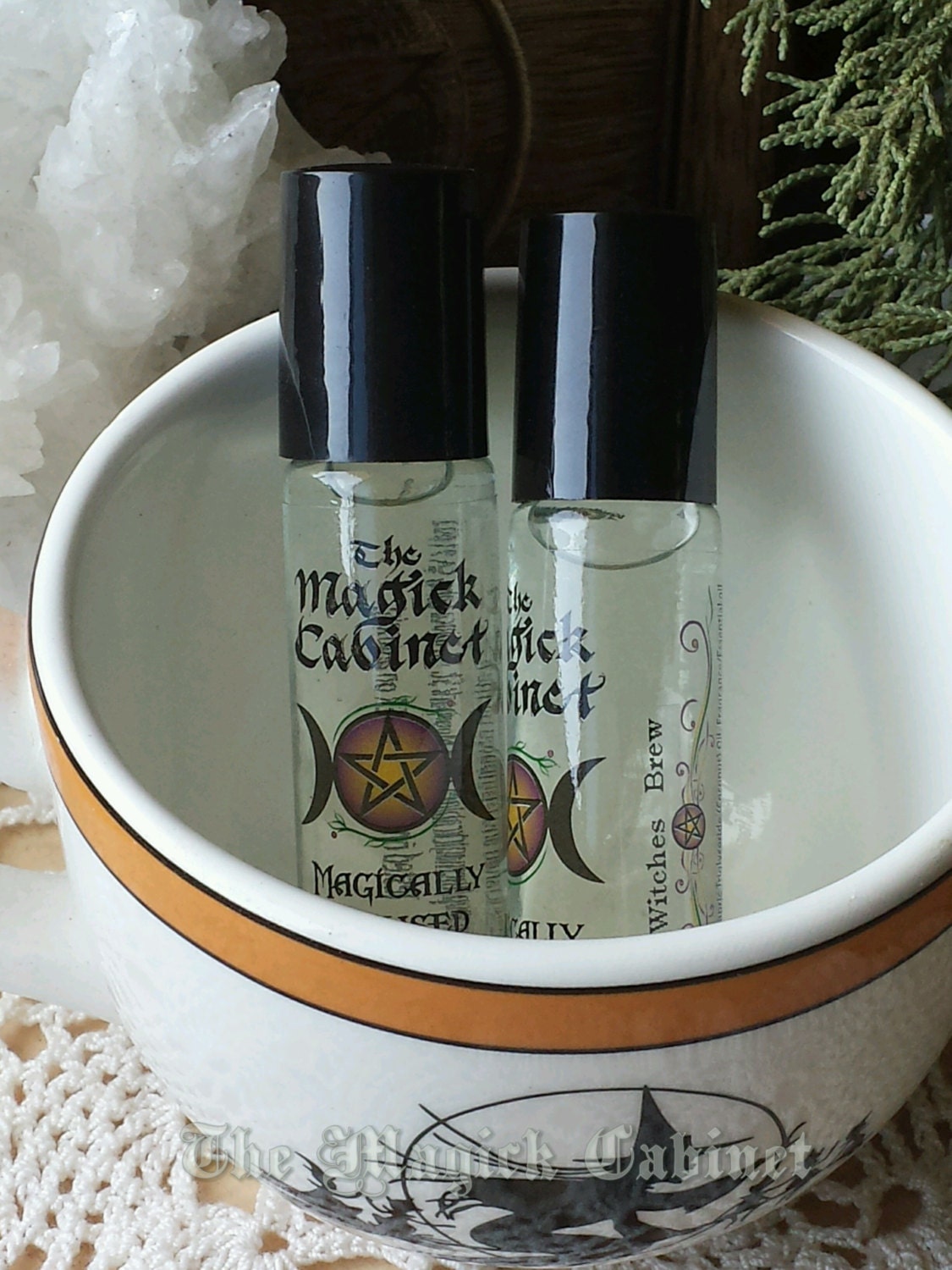 Witches Brew Perfume: Caramel Vanilla Spiced Chai Scent