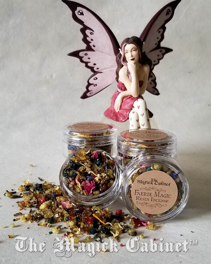 Faerie Magic Resin Incense: Flower Petals, Palo Santo (Sample Size)
