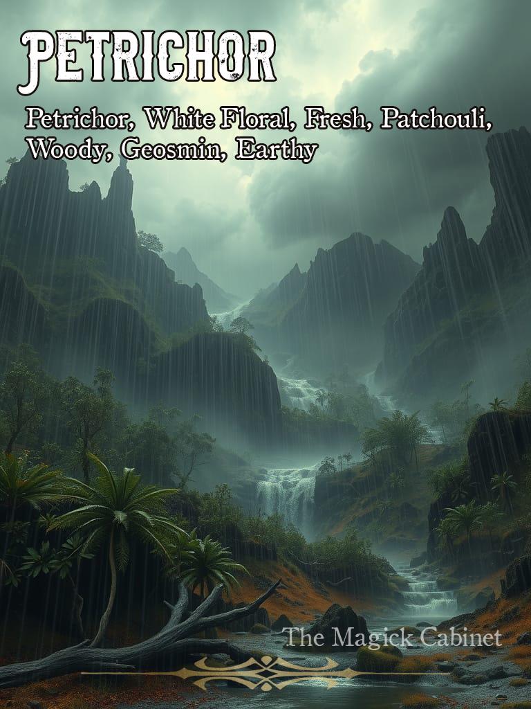 Petrichor Perfume: Earthy Spring Rain Scent (0.33 fl oz) Roll-On or Spray